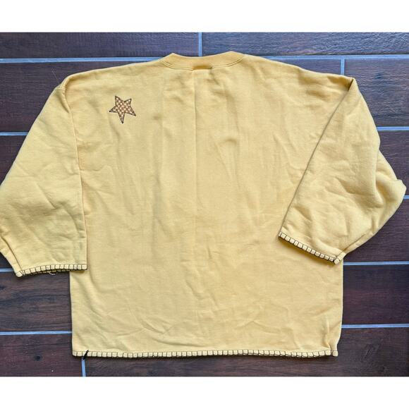 90s Vintage Hanes Witchy Woman Stitched Oversized Crewneck, Large - Picture 5 of 5